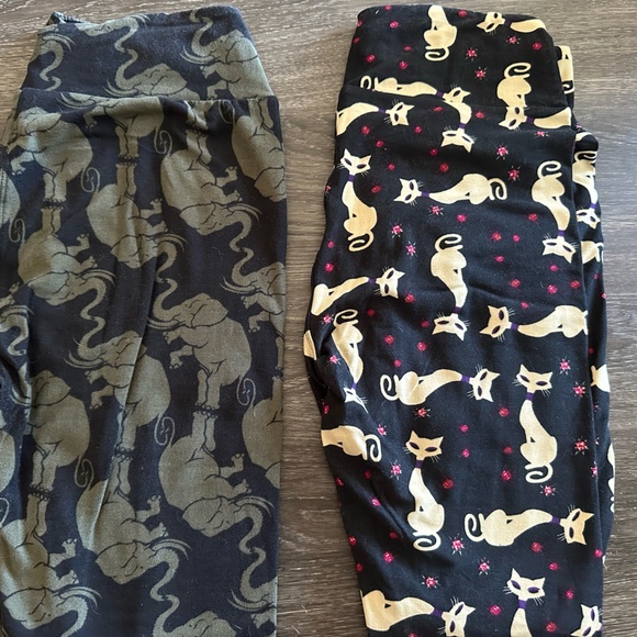 NEW Lularoe animal prints leggings bundle of 9 - Picture 5 of 6